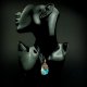 Wisiorek wire wrapping z agatem