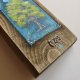 Anioł Bibliofil 17 oryginalny obraz ręcznie malowany na desce