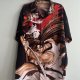 Koszula Anime Samurai Japan Y2K Oversize Manga Cyber Grunge XL