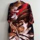 Koszula Anime Samurai Japan Y2K Oversize Manga Cyber Grunge XL