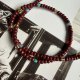 SUMMER VIBE * LETNI krótki naszyjnik * kolorowe koraliki * ETNO * FOLK * BOHO * choker * brąz