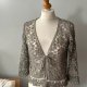 Vintage y2k crotchet bolero Boho ażurowa Narzutka bolerko Coquette