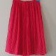 Vintage 198o spódnica midi bluzka komplet czerwony handmade