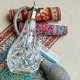 Vintage Crystal Perfume Bottle Art Glass ❀ڿڰۣ❀ Elegancki flakon na perfumy