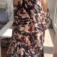 Zwiewna długa sukienka maxi z efektownymi szerokimi rękawami Eloquii Rozmiar 6XL / 52 / 24