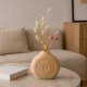 LEMO | Dekoracyjny wazon w stylu Japandi, Scandi i Boho | Handmade & 3D Printed -  PLA Wood Oak