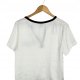 H&M satynowa bluzka luźna ecru 36 S
