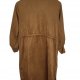 ANSWEAR zamszowy cienki płaszcz narzutka camel 36 S