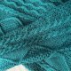 Vintage morski sweter cottage splot warkoczowy S 36