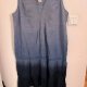 Niebieska sukienka ombre, plus size, bawełniana, boho Lane Bryant Rozmiar 6XL / 52 / 24