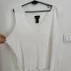Biały bawełniany top z koronkowym dekoltem Plus Size 7XL 8XL 9XL Avenue