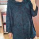 Wzorzysta tunika z szerokim golfem Plus Size 8XL 9XL 10XL Catherines