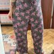 Wiskozowe spodnie palazzo w kwiatowy wzór Plus Size 7XL 8XL 9XL Janina