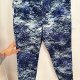 Elastyczne spodnie z wysokim stanem we wzór abstrakcyjny Plus Size 3XL 4XL 5XL Yessica