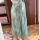 Zwiewna spódnica midi paisley z rozkloszowanym krojem Plus Size XXXL 4XL Fabiani