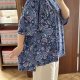Bluzka paisley Plus Size 7XL 8XL 9XL bawełna