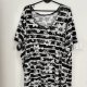 Bluzka woman within oversize Plus Size 7XL 8XL 9XL kwiaty batik