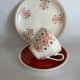 Lettin Heinrich Baensch trio porcelanowe vintage 1956–1969 | filiżanka PRL DDR