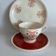 Lettin Heinrich Baensch trio porcelanowe vintage 1956–1969 | filiżanka PRL DDR