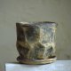 ŚLADY NATURY IV_doniczka ceramiczna_niebieskości
