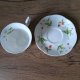 Filiżanka ze spodkiem St James Bone China poziomki truskawki