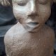Ręcznie rzeźbiona ceramiczna Szamanka - rytualny kominek do kadzideł stożkowych