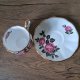 Rosina / Queen's Bone China – filiżanka ze spodkiem wzor róże