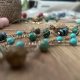 Letni Ogród – naszyjnik / bransoletka 2w1 z jaspisem i perłą seashell, boho