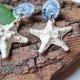 Ceramiczne kolczyki z rozgwiazdami – powiew hiszpańskiej plaży