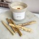 Premium Palo Santo- 190 gram ekologiczna naturalna świeca sojowa (dostępne inne zapachy)