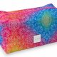 Kosmetyczka damska duża kosmetyczka podróżna wodoodporna saszetka etui organizer mandala tęczowa