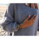 SWETER OVERSIZE ICY BLUE
