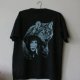 Koszulka Indianka i wilk Vintage Wolf T-shirt, Wolves t-shirt, Wild T-shirt, Hippie shirt,