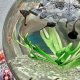❤ Very unique! ❤ Underwater world - tadpoles ❤ Vintage Crystal Paperweight