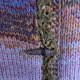 kamizelka wełniana z frędzlami i detalami z naturalnej skóry  BOHO  ,