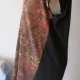 Boho Artistic tunic, black print Unique dress tunika sukienka koszulka Medicine