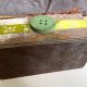 Drewniana skrzynka rustykalna shabby chic Happy Garden osłonka na kwiaty organizer