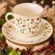 Porcelanowa filiżanka i spodek "Łączka" – niemiecka porcelana
