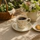 Porcelanowa filiżanka i spodek "Łączka" – niemiecka porcelana