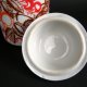 Pojemnik z przykrywką do kuchni, porcelana Bogucice, wzór dzika róża
