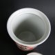 Pojemnik z przykrywką do kuchni, porcelana Bogucice, wzór dzika róża