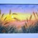 Kłosy pszenicy  Original Akwarela A4