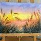 Kłosy pszenicy  Original Akwarela A4