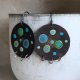 Kolczyki Azure Dots - Green & Blue
