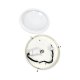 Stary ceramiczny plafon lampa warsztatowa ZAOS Wilkasy Polska lata 50/60. Loft