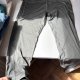 Legginsy 4XL khaki szare sportowe z kieszeniami 90% poliester 4XL / 48 / 20