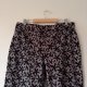 Wzorzyste leginsy spodnie 3/4 Lands' End czarno-szare XXL / 44 / 16