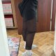 Czarne legginsy transparentne z wszytymi szortami sportowe Plus Size 5XL / 50 / 22 Sports