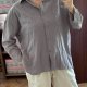 zara lniana koszula z kieszeniami oversize plus size 4XL / 48 / 20