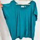 Turkusowa bluzka Avenue 100% Pima Cotton oversize plus size 5XL / 50 / 22